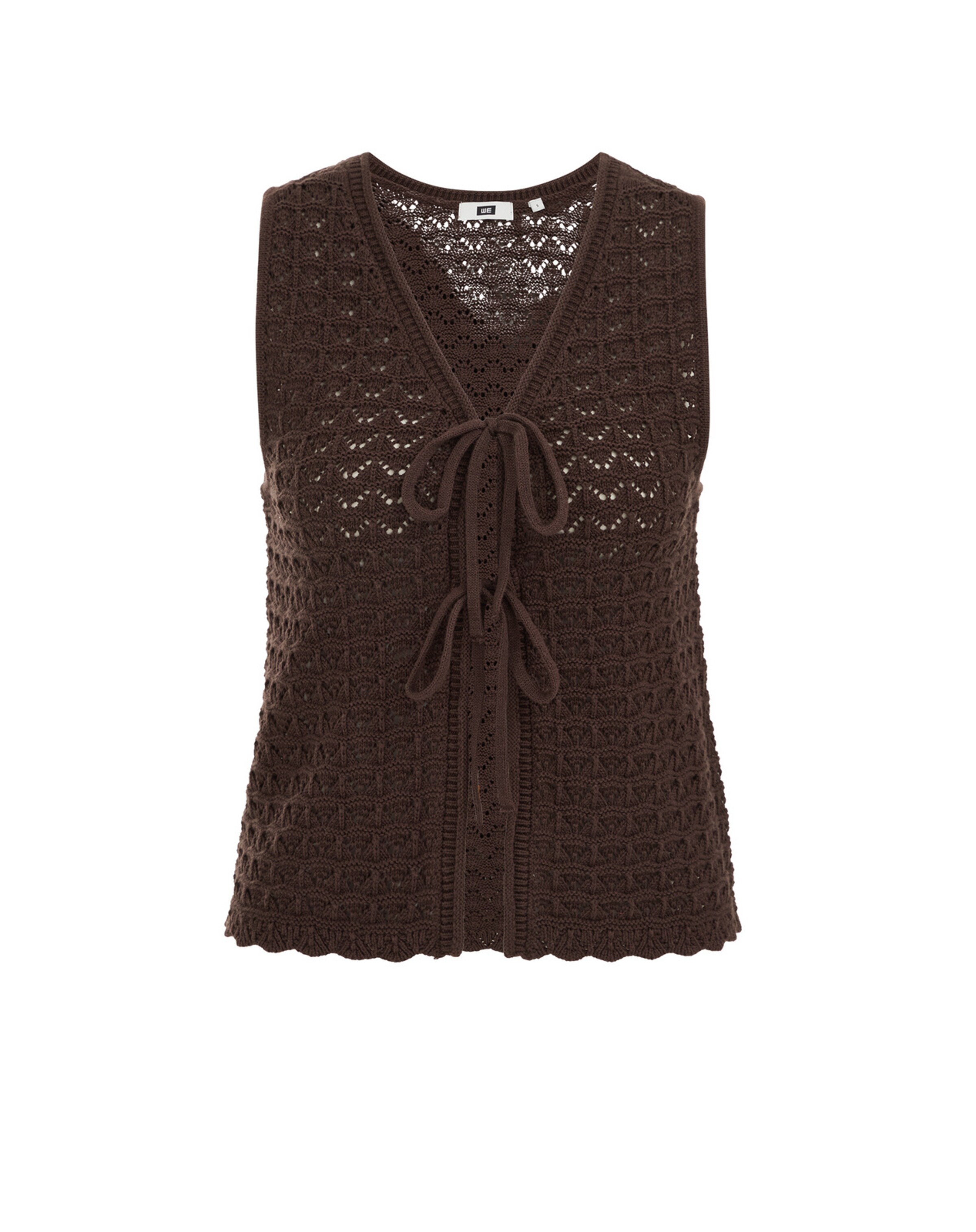 WE Fashion Вязаная жилетка в Темно-коричневый, Обзор товара