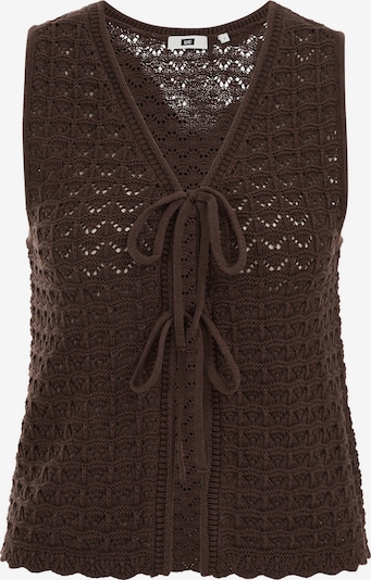 Megzta liemenė iš WE Fashion, spalva – tamsiai ruda, Prekių apžvalga