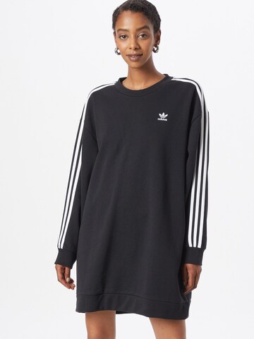 Rochie 'Adicolor Classics' de la ADIDAS ORIGINALS pe negru: față