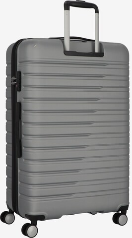 American Tourister Trolley 'Flashline' in Silber