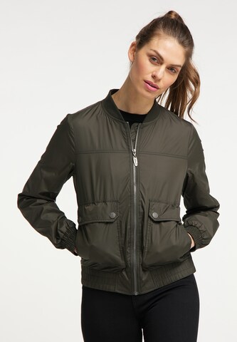 usha BLUE LABEL Between-Season Jacket in Green: front