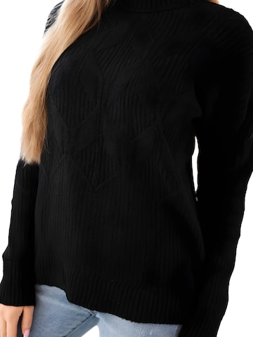 Lumera Sweter w kolorze czarny