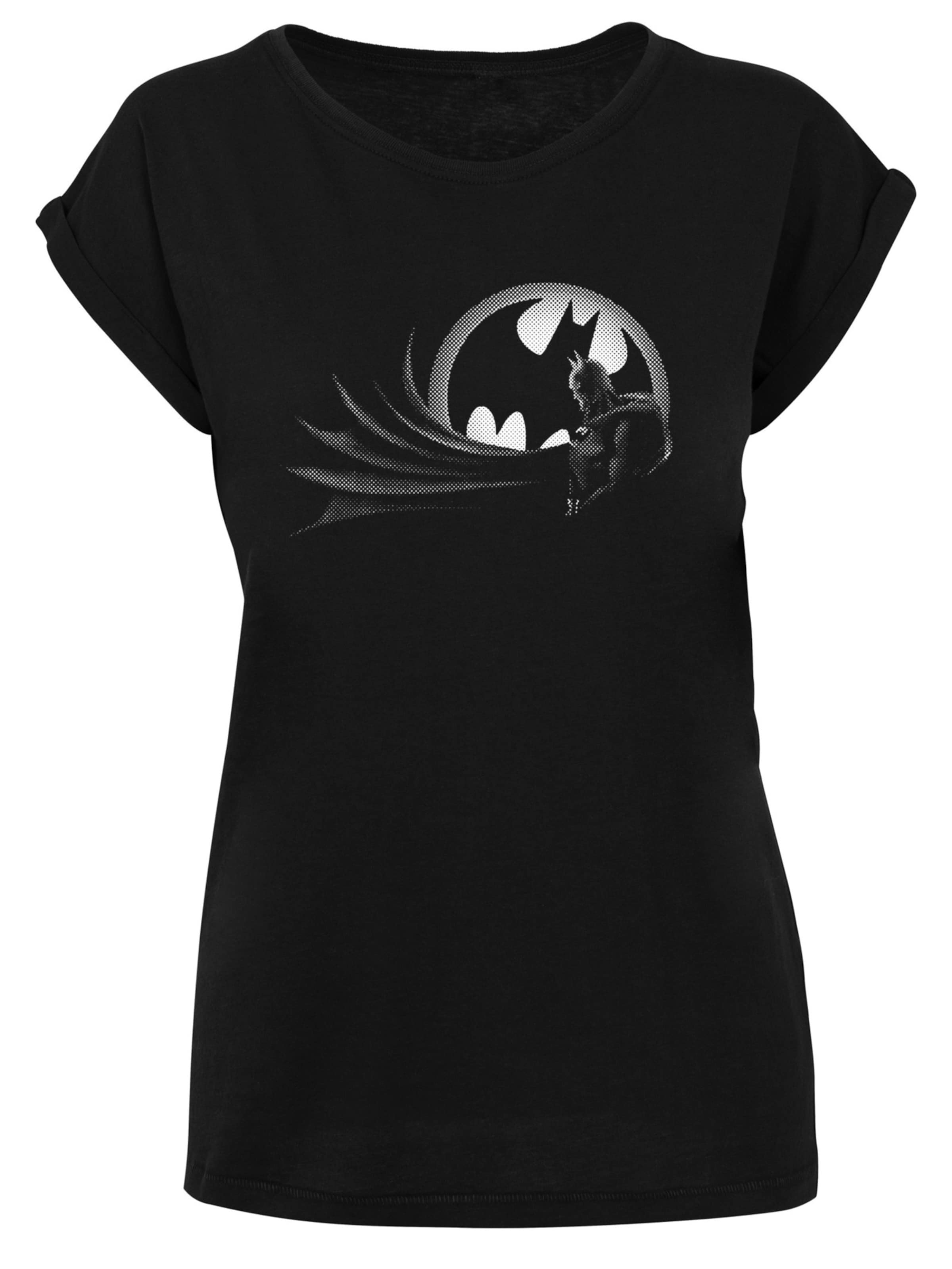 F4NT4STIC Shirt 'DC Comics Batman Spot' in Black: front