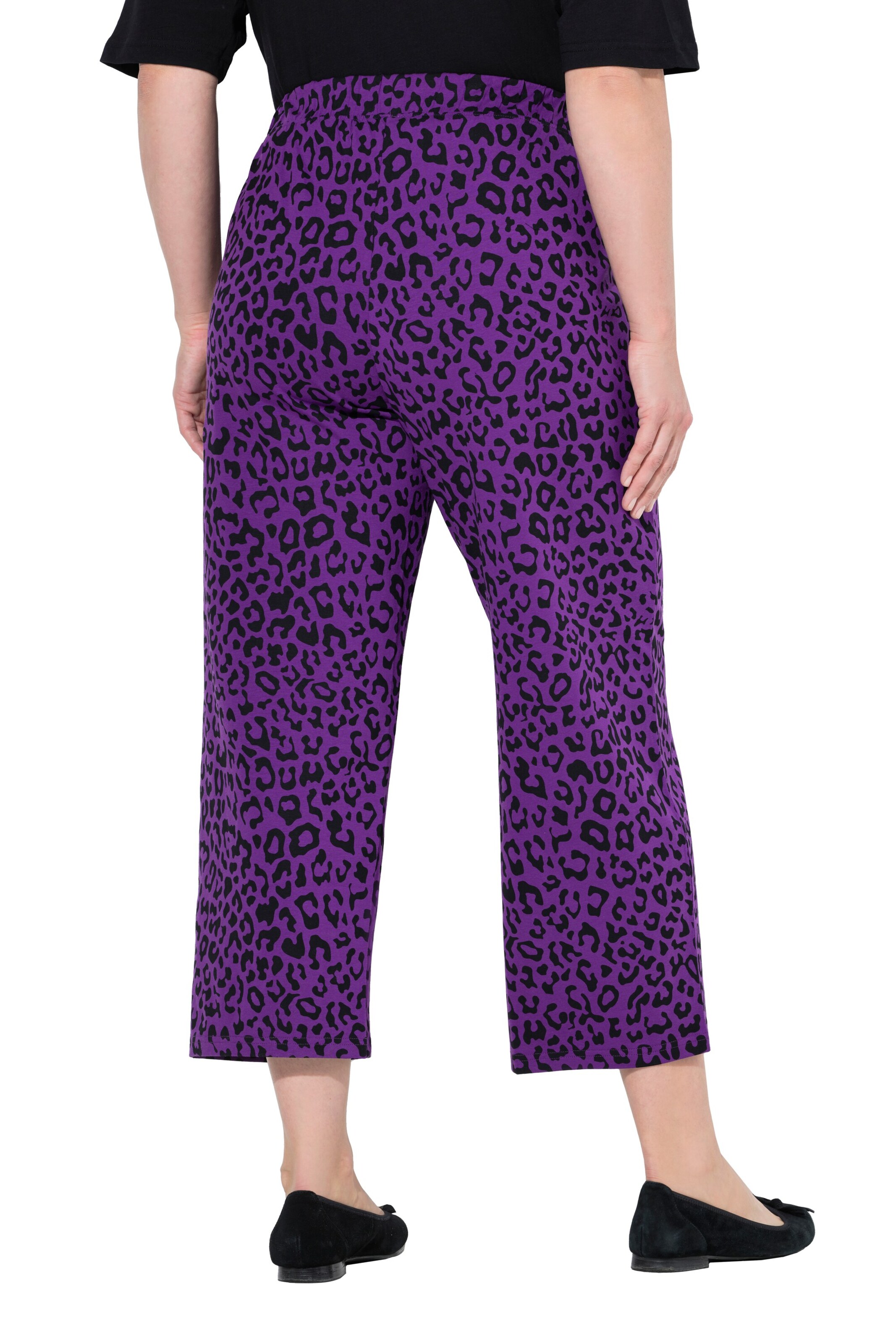 Ulla Popken Regular Pants in Purple