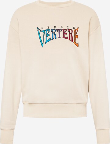 Vertere Berlin Sweatshirt 'ART NOIR' in Beige: voorkant