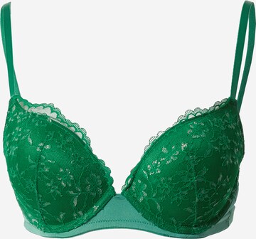 Misspap Push-up Bra in Green: front