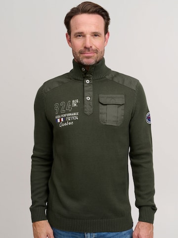 Pull-over 'FQErlong' FQ1924 en vert : devant
