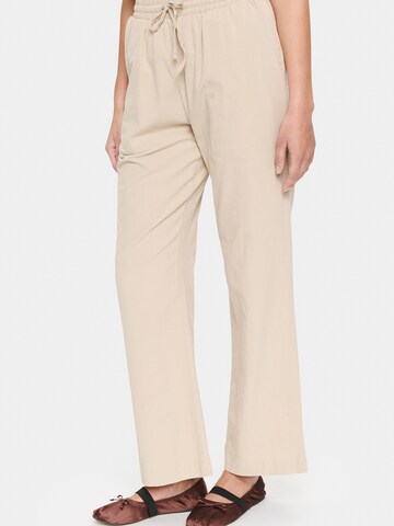 SAINT TROPEZ Regular Trousers 'ZalindaSZ' in Grey: front