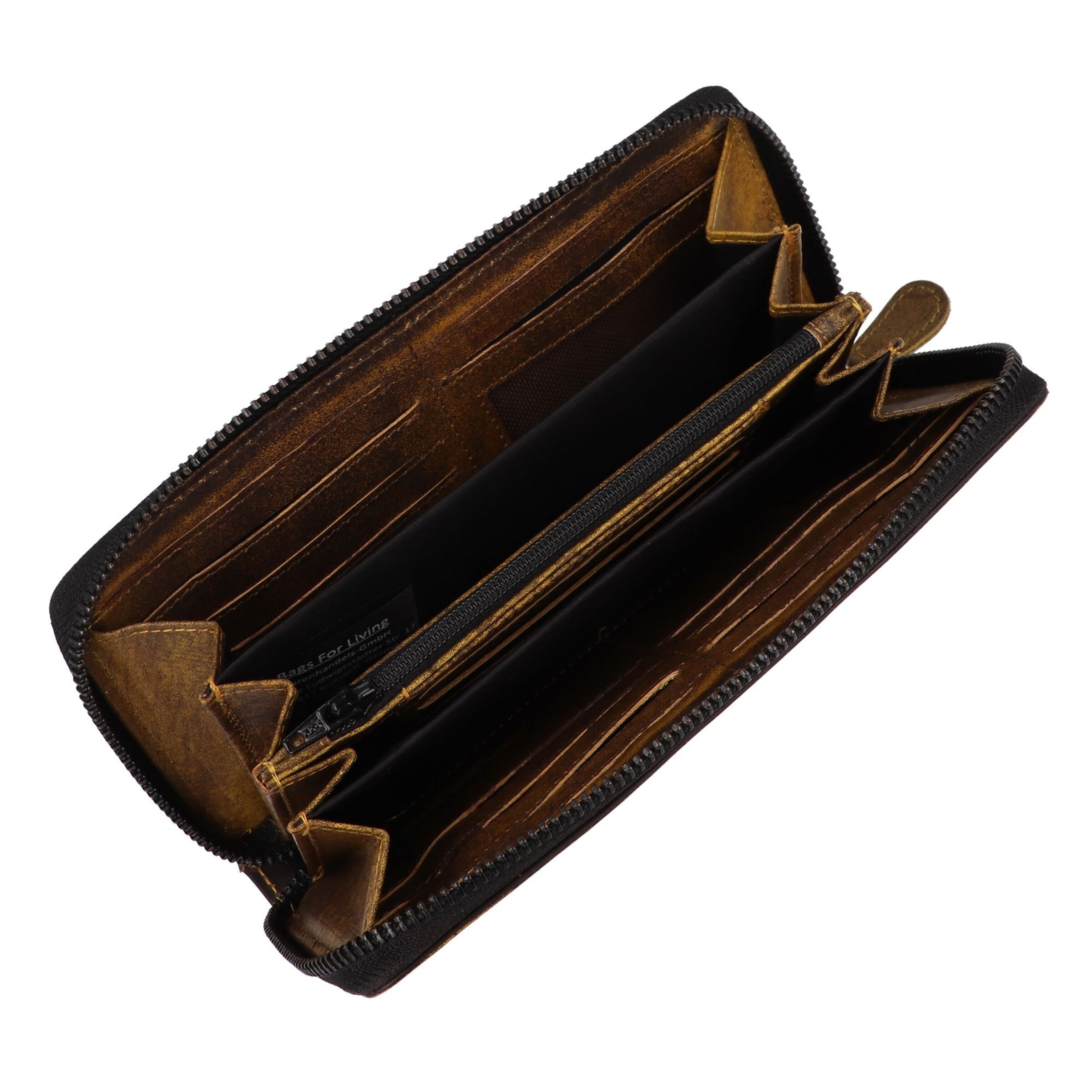 GREENBURRY Wallet 'Destressed' in Brown