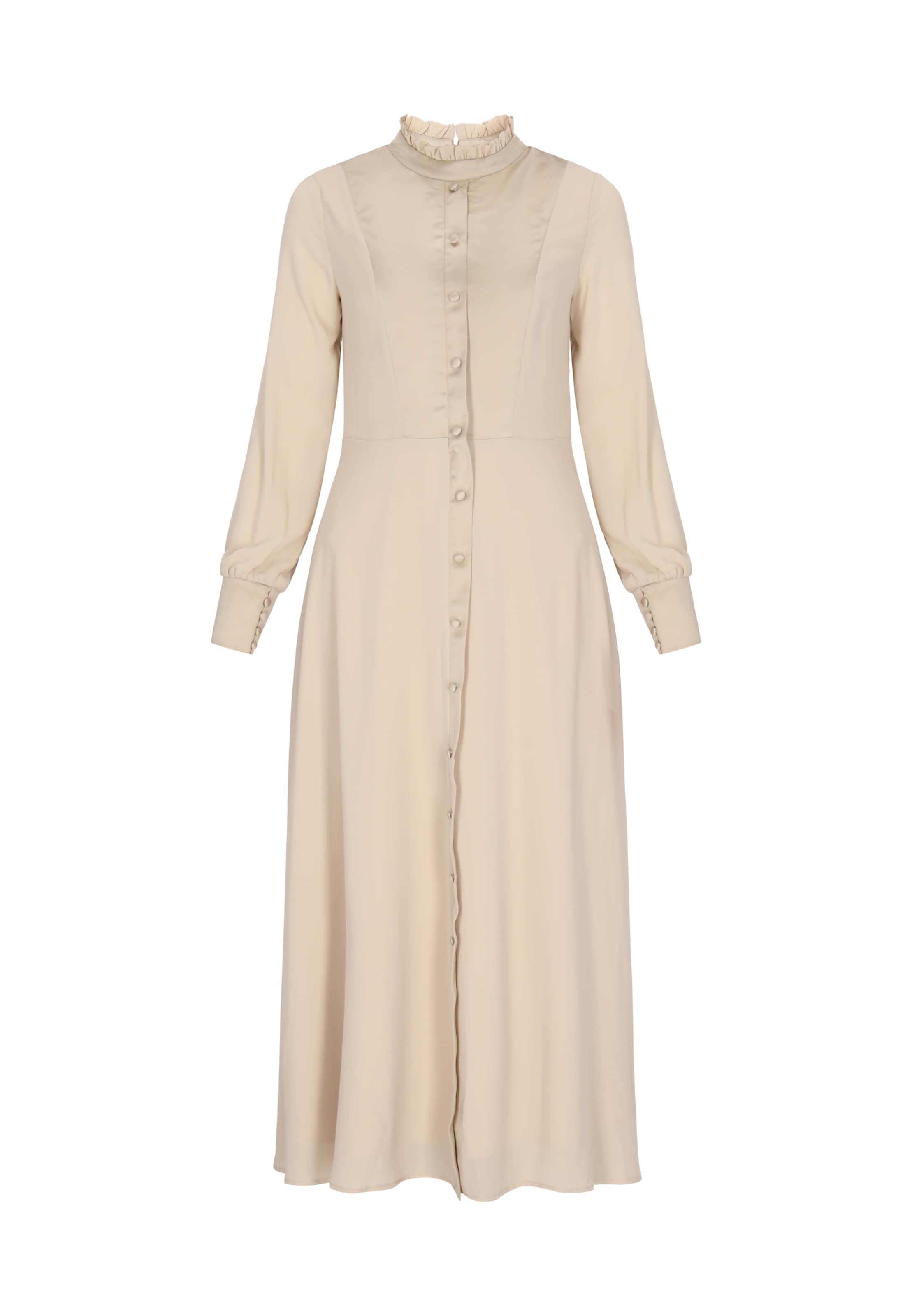 Robe usha BLACK LABEL en beige : devant