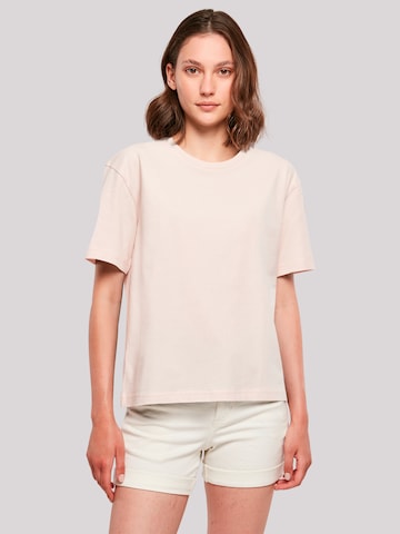T-shirt 'Escape Discover the World Tree Birds' F4NT4STIC en rose : devant