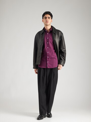 Michael Kors Slim fit Overhemd in Rood