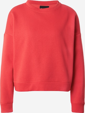 Sweat-shirt 'PCCHILLI' PIECES en rouge : devant