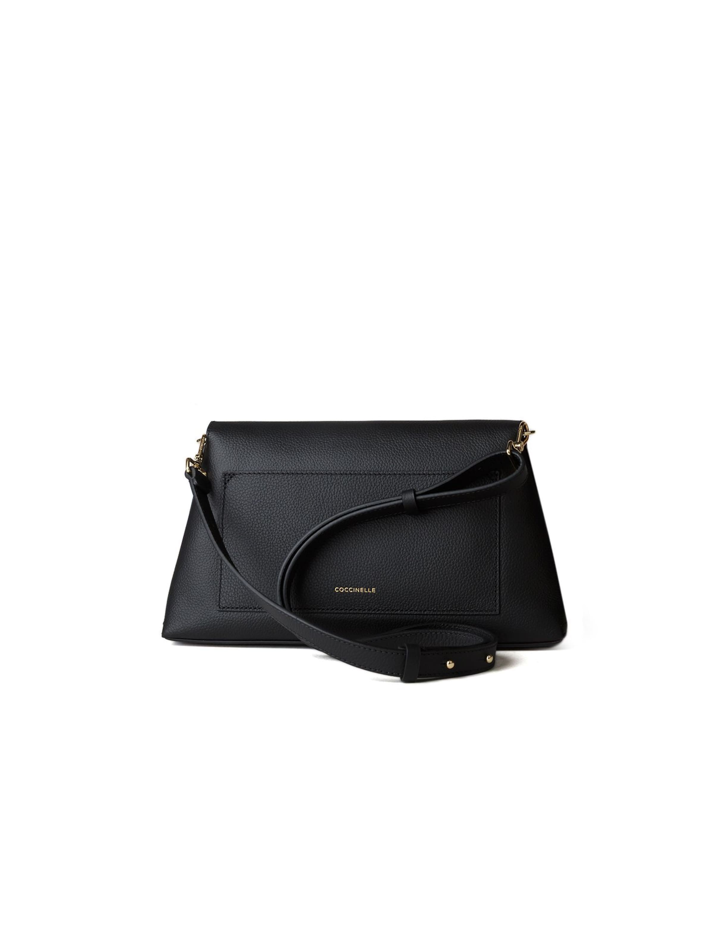 Coccinelle Handbag 'Nikla Double Grainy Leather' in Black
