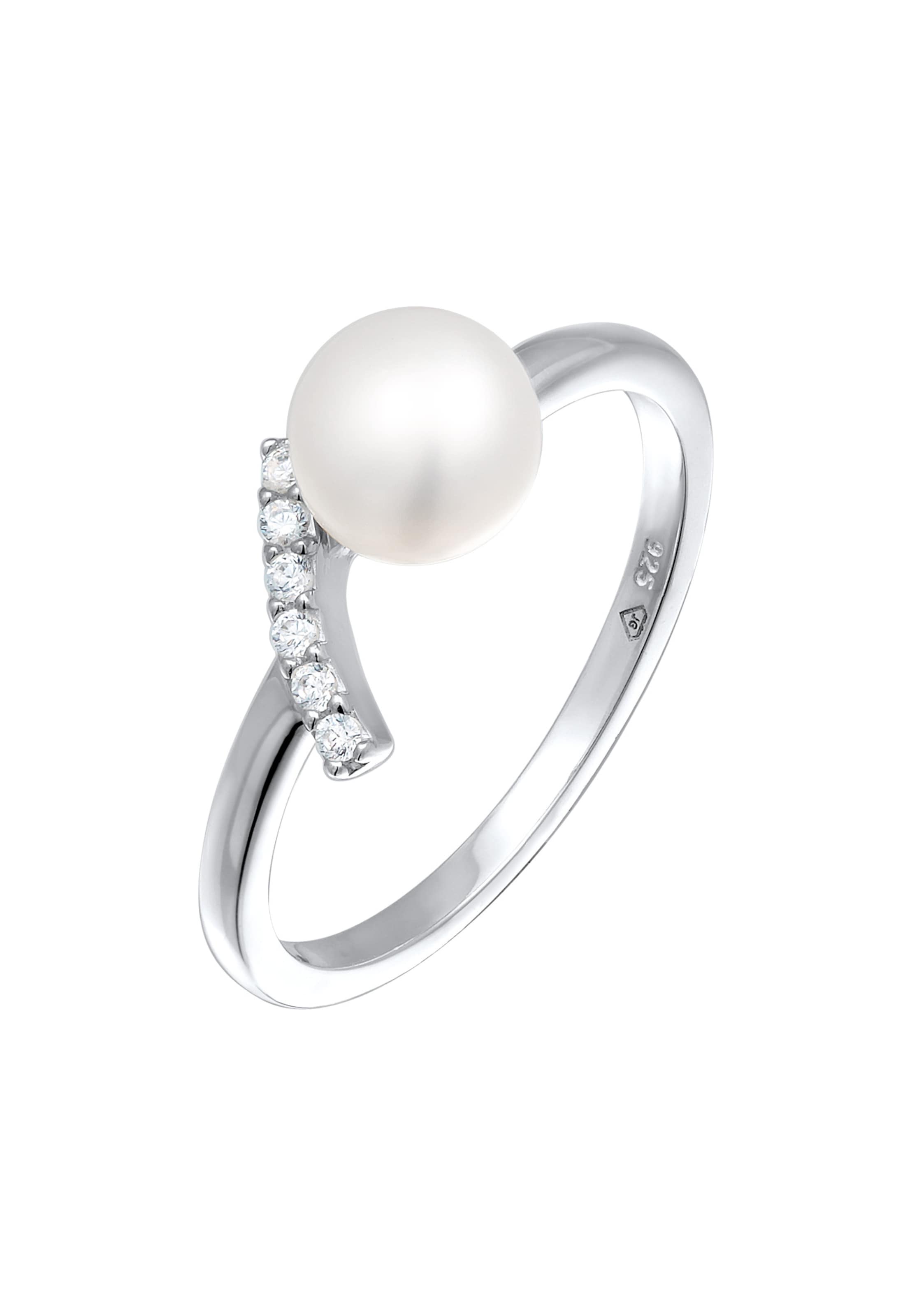 Nenalina Ring 'Elegant' in Zilver: voorkant