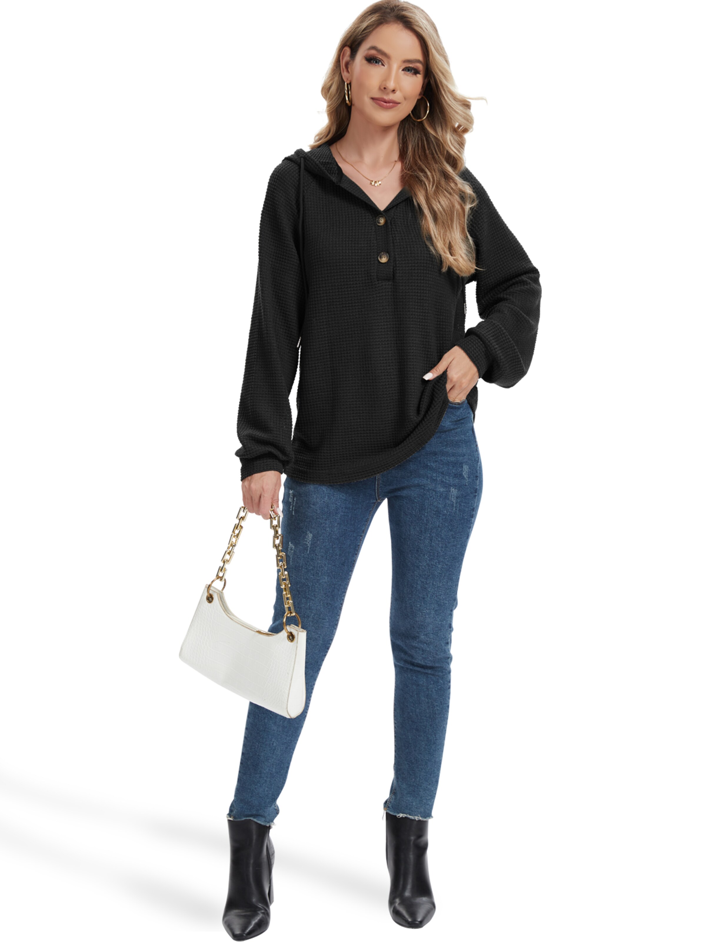 MEETWEE Sweater in Black