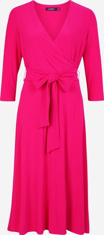 Robe de cocktail 'CARLYNA' Lauren Ralph Lauren en rose : devant