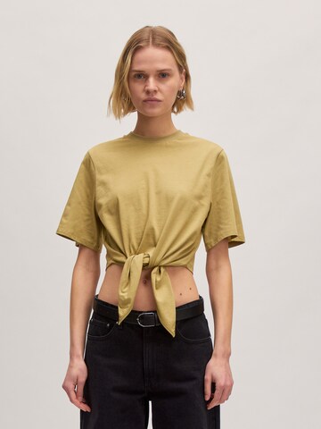 EDITED Shirt 'Domenica' in Brown: front