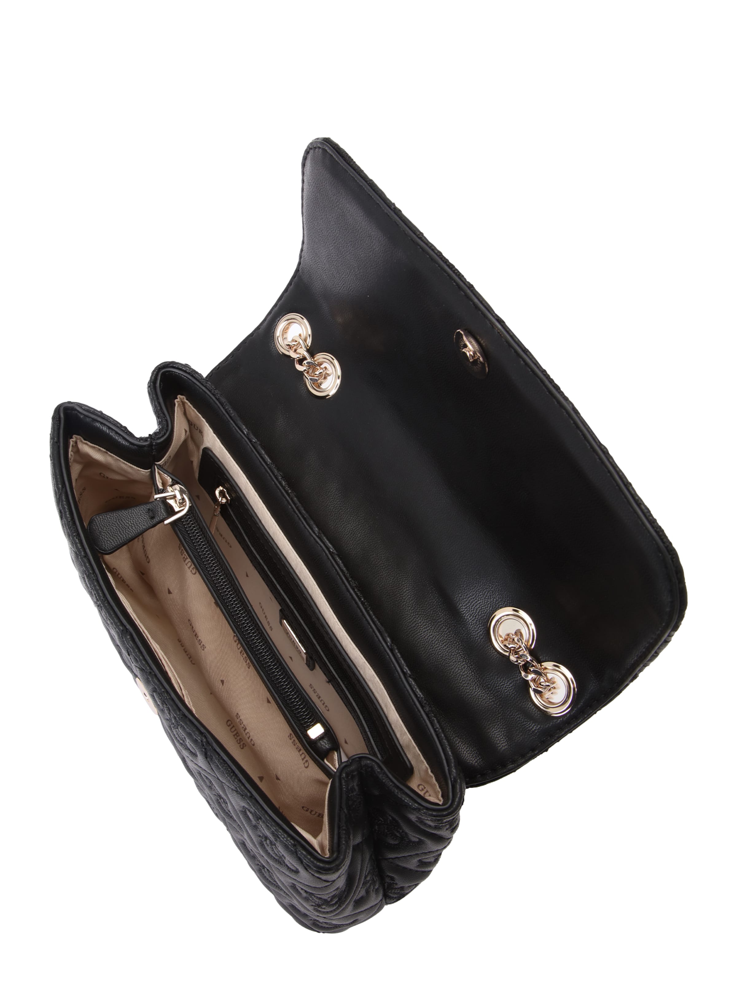 GUESS - Bolso de hombro 'ADELASIA CNVRTBLE XBODY FLAP' en negro