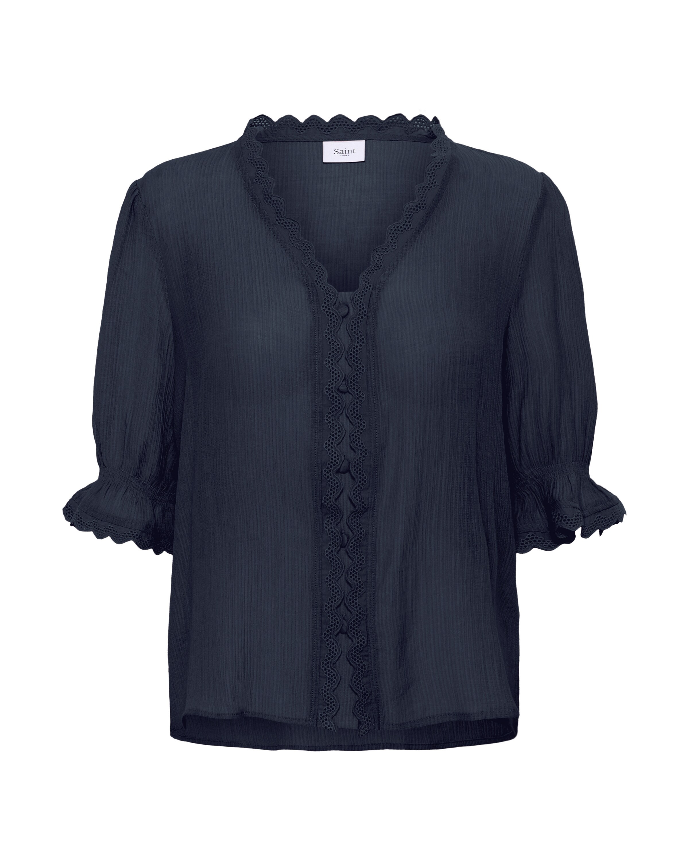 SAINT TROPEZ Blouse 'Kristel' in Blue: front