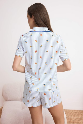 Trendyol Short Pajama Set in White