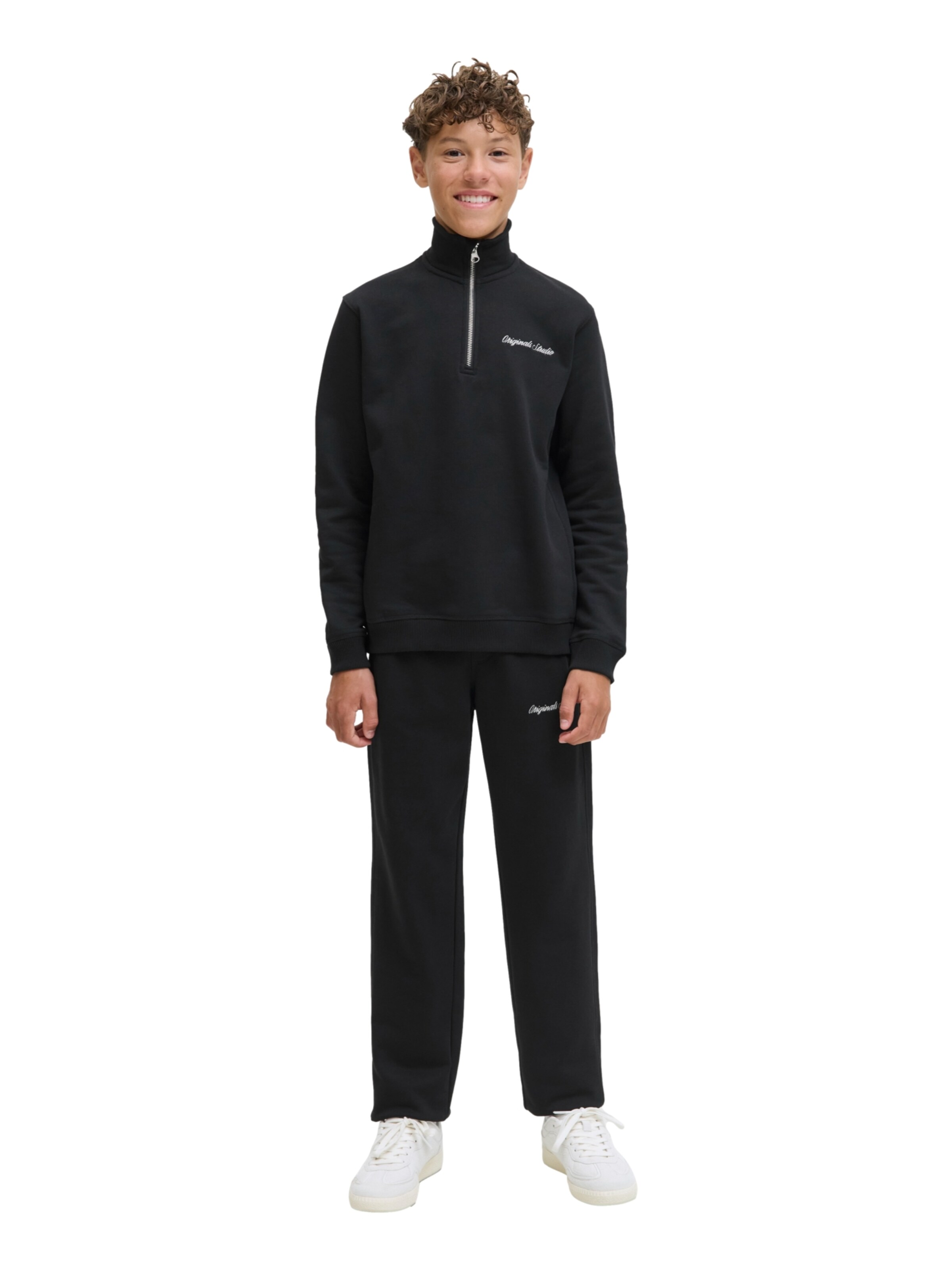 Jack & Jones Junior Regular Pants in Black
