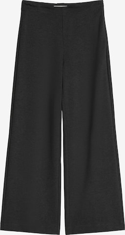 Marc O'Polo Wide leg Broek 'Model Margo' in Grijs: voorkant