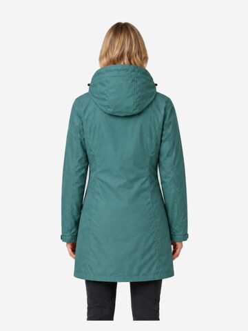 deproc Winterjas 'Outdoorparka LAVAL LONG Damen Outdoorjacke, Regenjacke' in Groen