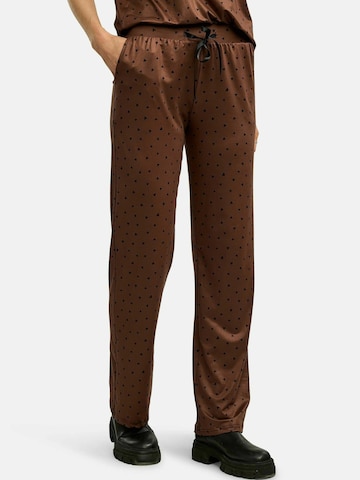 Liberte Essentiel Kalhoty ' ALMA ' – hnědá: přední strana