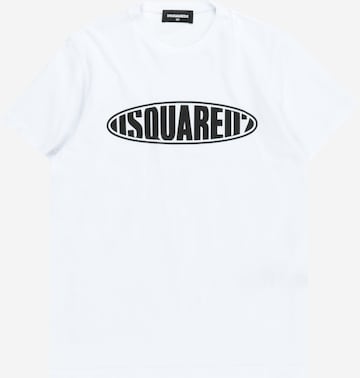 DSQUARED2 T-shirt i vit: framsida