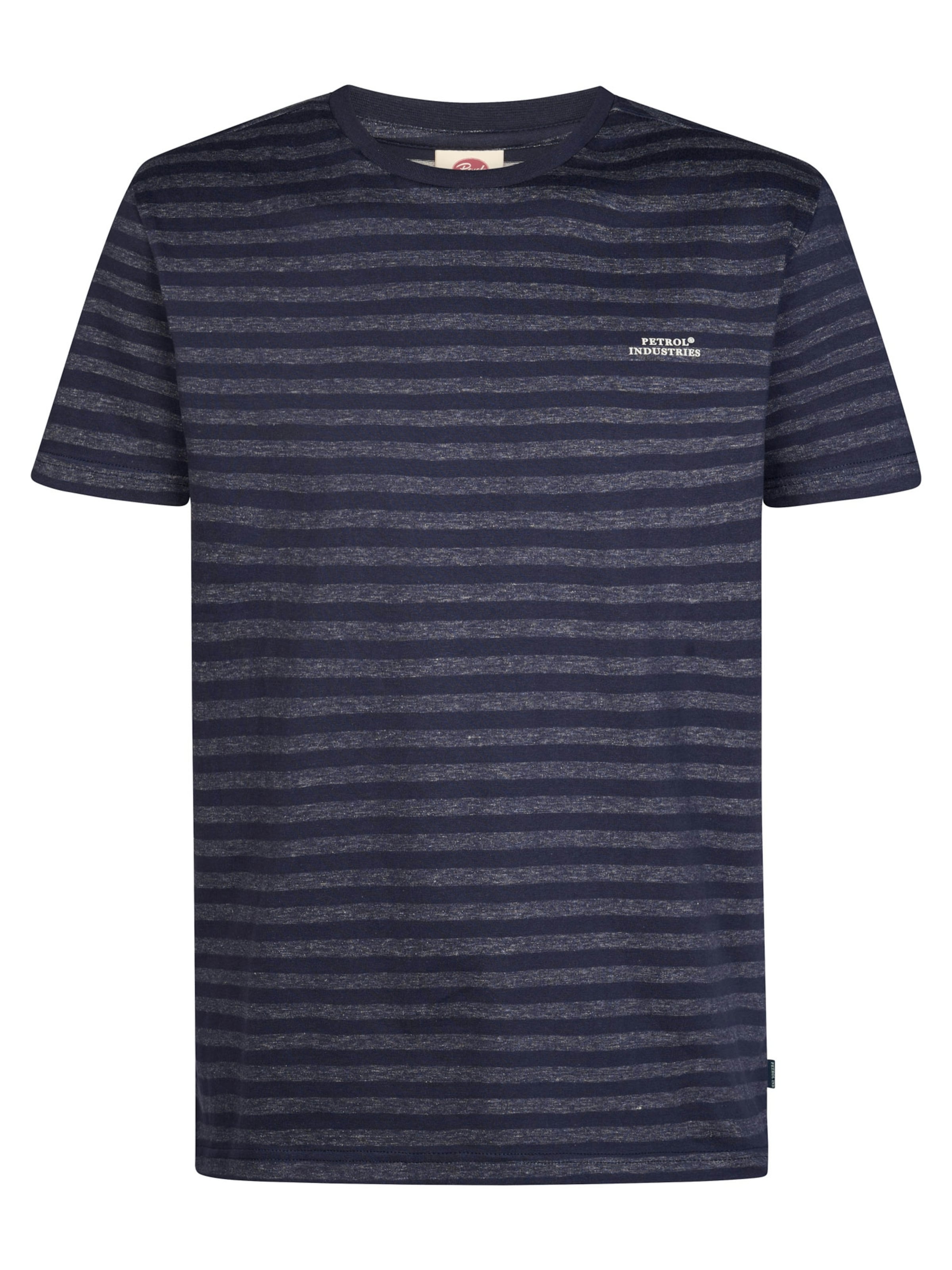 Petrol Industries - Camiseta en azul: frente