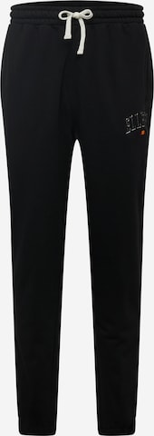 ELLESSE Tapered Pants in Black: front