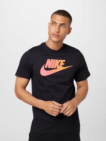 Nike Sportswear Shirt in Zwart: voorkant