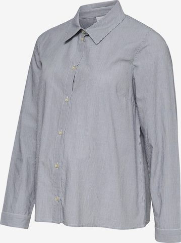Camicia da donna 'MLINA LIA' di MAMALICIOUS in blu: frontale