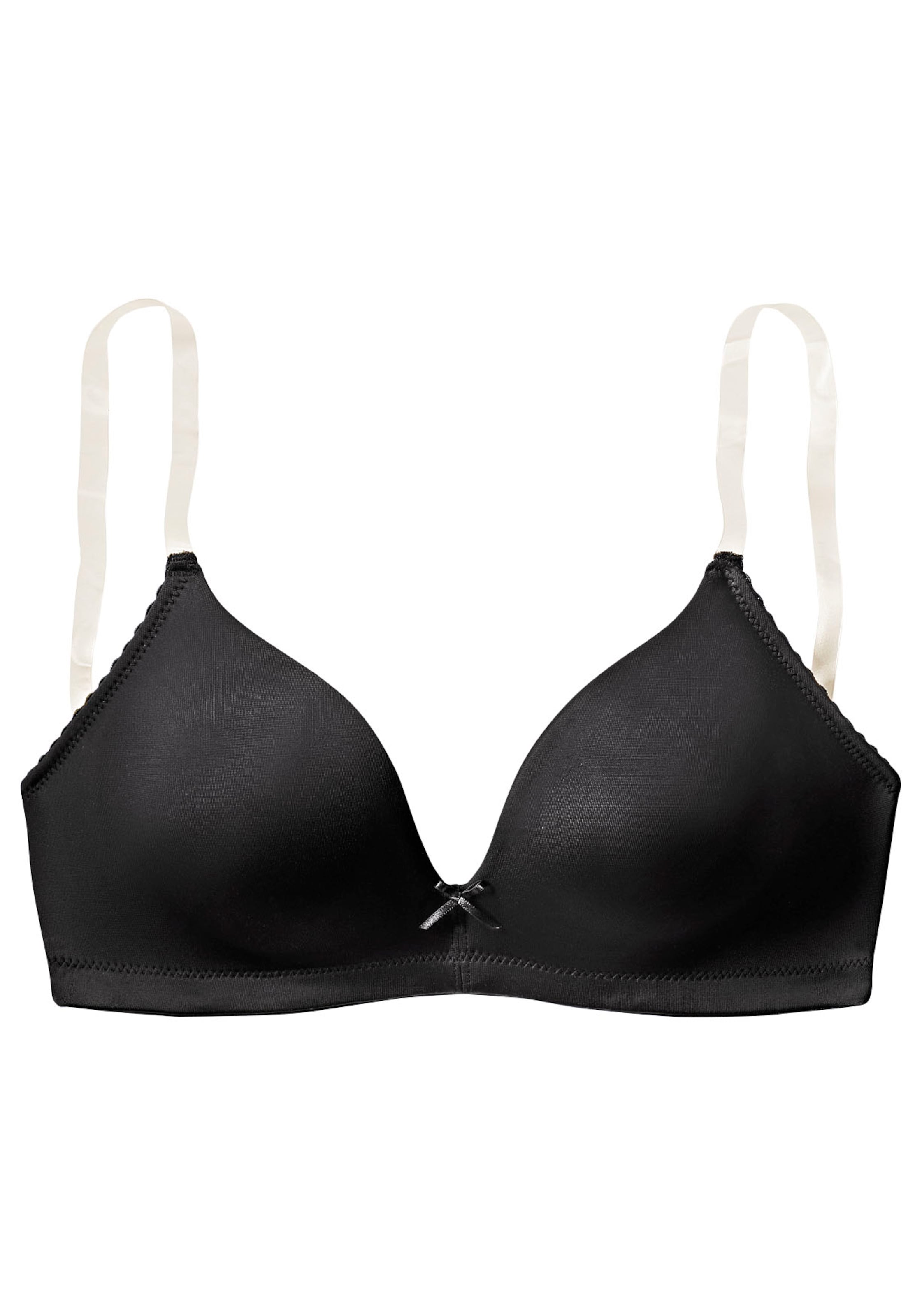 LASCANA - Triángulo Sujetador en negro: frente