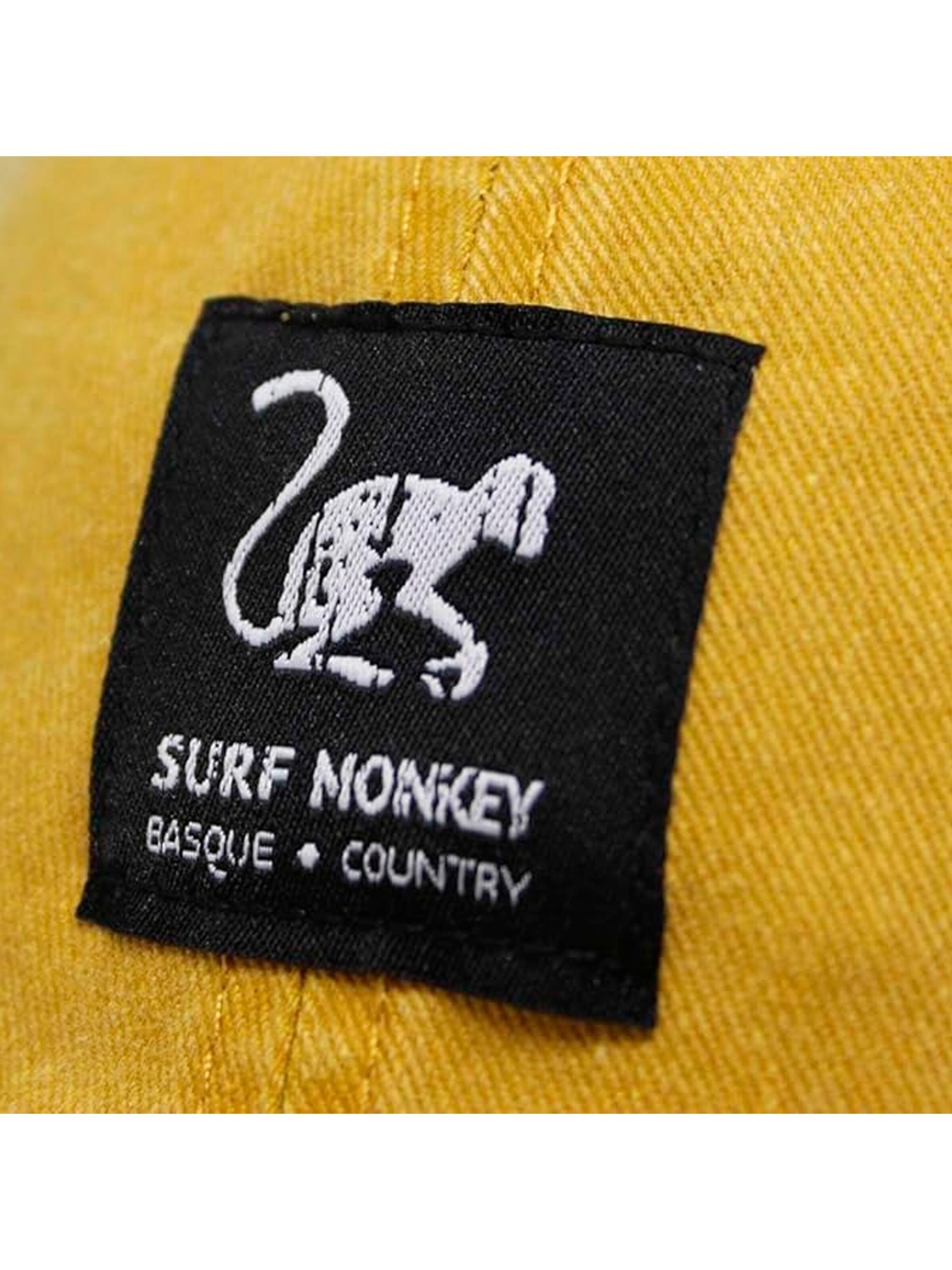 Surf Monkey Athletic Cap in Yellow