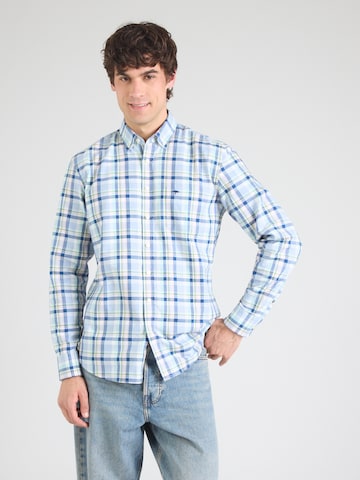 FYNCH-HATTON Regular fit Риза в зелено: отпред