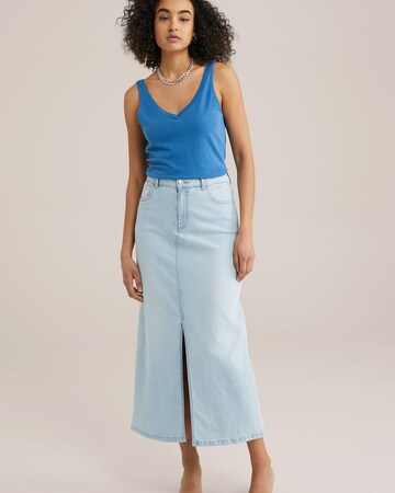 Top di WE Fashion in blu