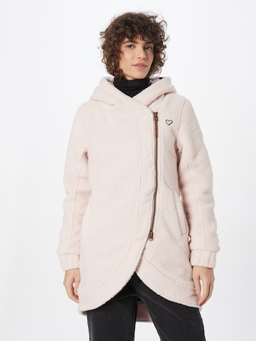 Alife and Kickin Winter coat 'CarlottaAK' in Pink: front