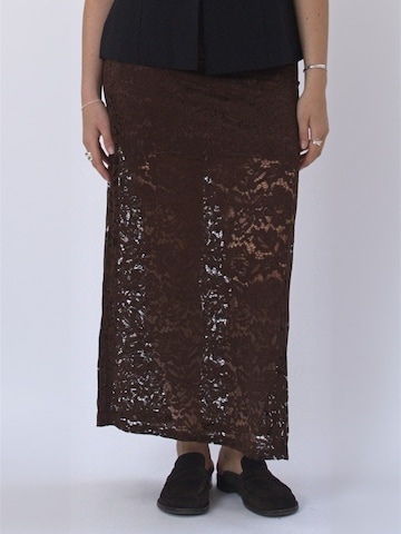 TEESHOPPEN Skirt ' Amara ' in Braun