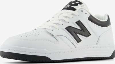 new balance Låg sneaker '480' i svart / vit, Produktvy