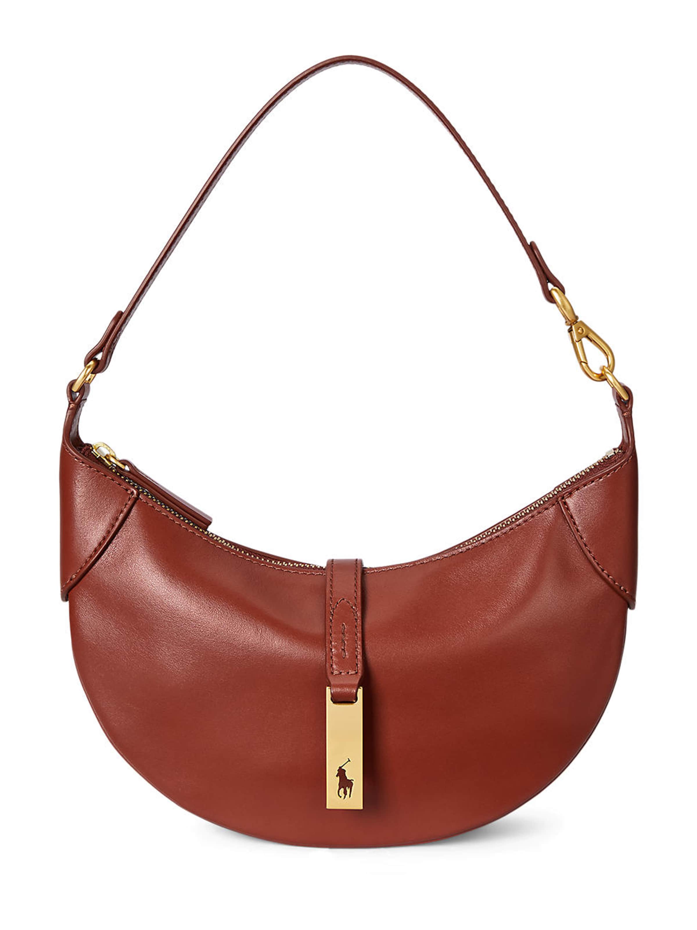 Polo Ralph Lauren Наплечная сумка в Коричневый: спереди