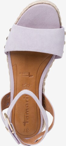 TAMARIS Sandalen met riem in Lila