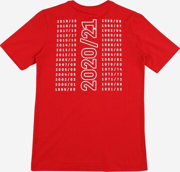 T-Shirt fonctionnel 'FCB Meister21' ADIDAS PERFORMANCE en rouge