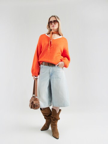 JDY Svetr 'JDYDINEA' – oranžová