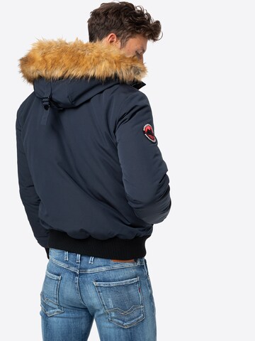 Superdry Přechodná bunda 'Everest' – modrá