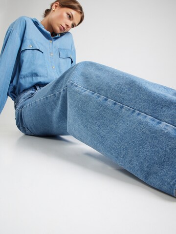 ONLY Wide Leg Jeans 'ONLMAISIE' in Blau