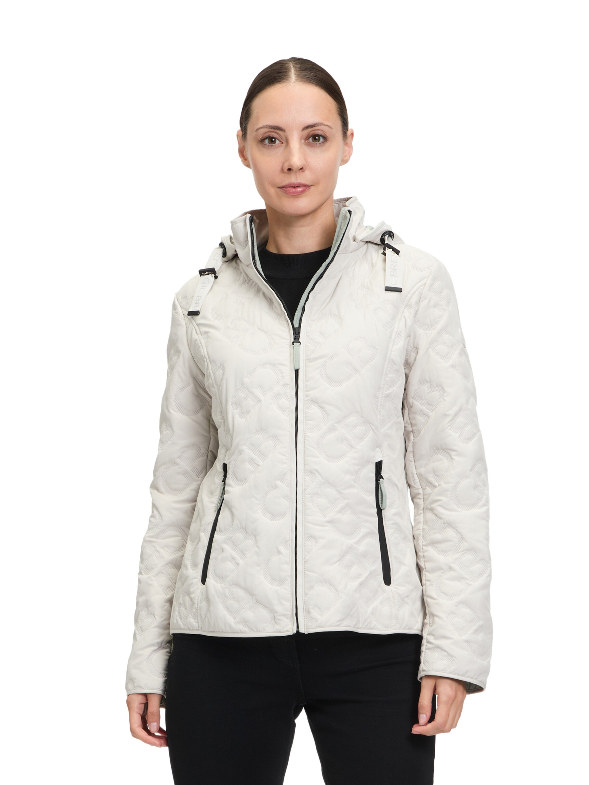 Veste mi-saison GIL BRET en blanc : devant