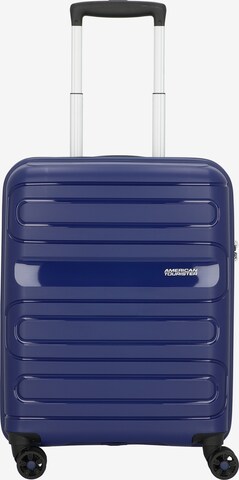 American Tourister Trolley 'Sunside' in Blauw: voorkant