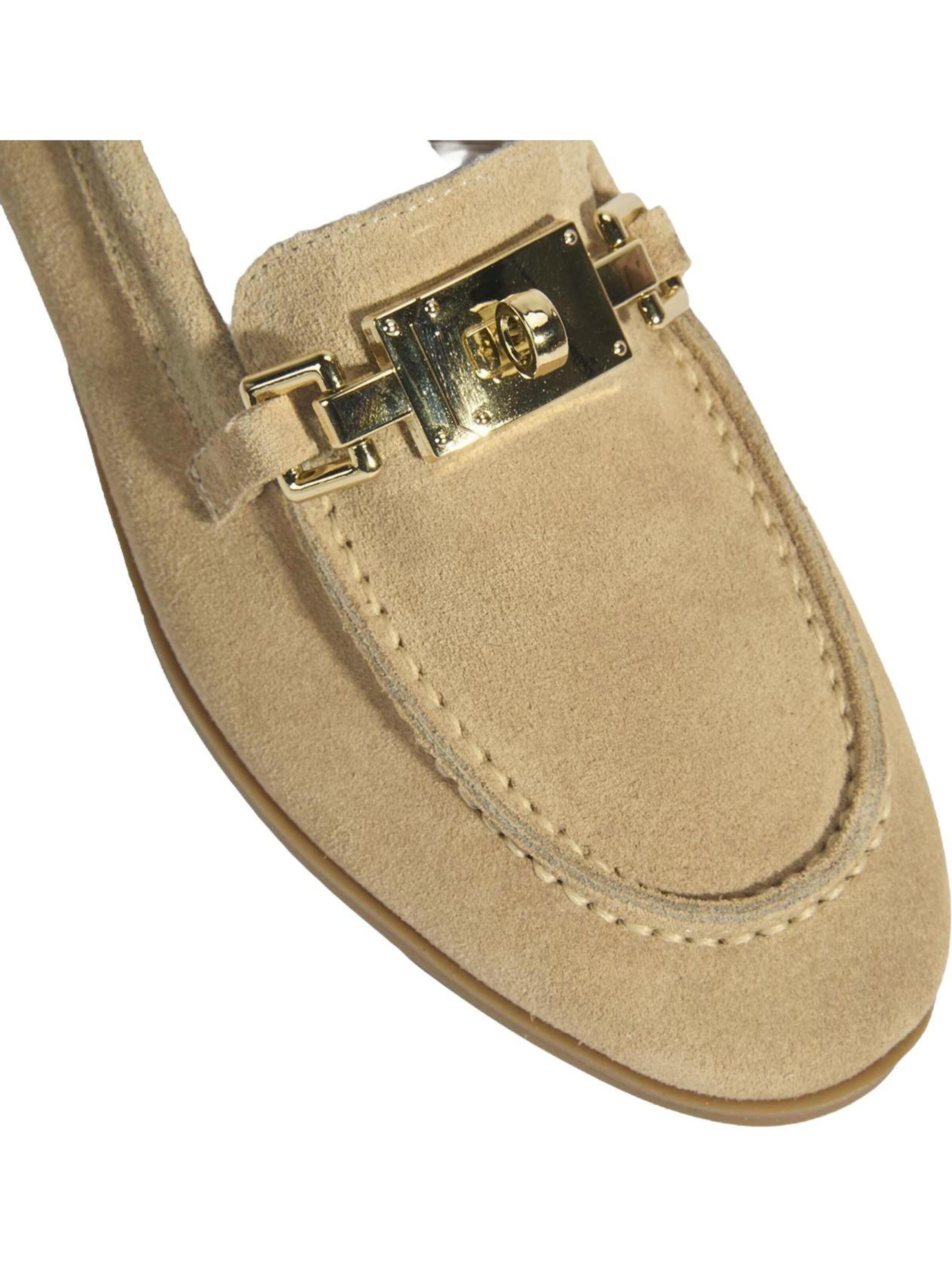 Desa - Mocasines 'Slip-Ons' en beige